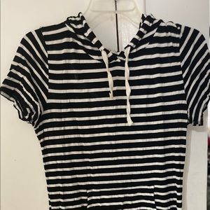 Women shirt dress with hoodie